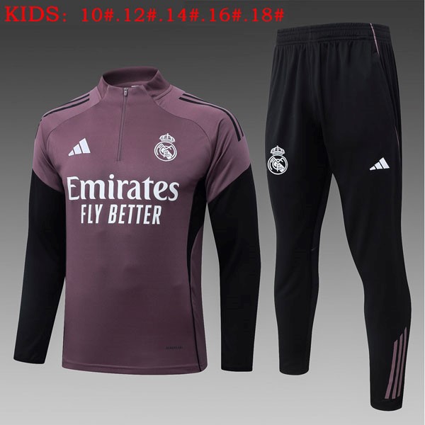 Ninos Sudadera De Training Real Madrid 2026/27 Purpura